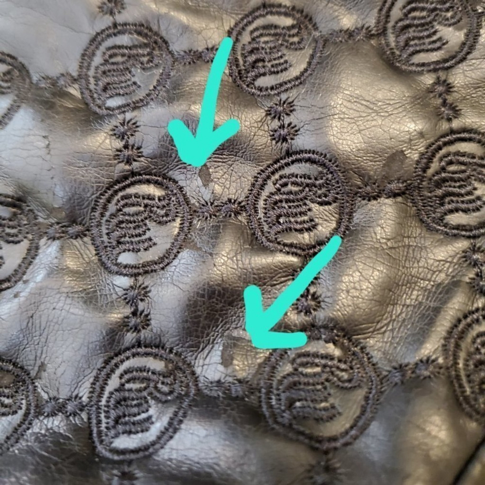 Rocawear Faux Leather Bomber Jacket XL - Picture 5 of 6